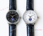 SWISS Grade Replica Rolex Cellini Moonphase Watch Black or White Dial
